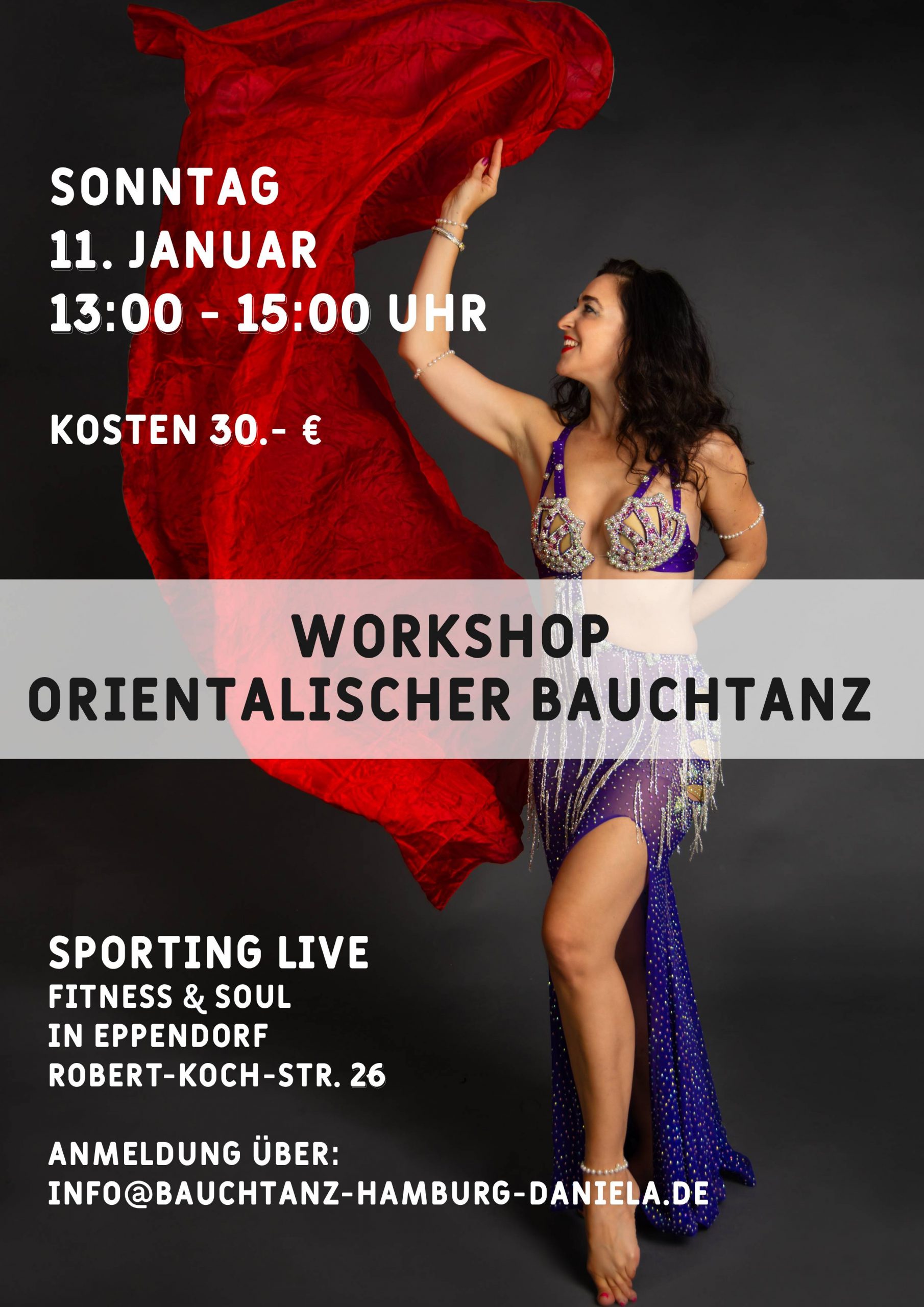 Bauchtanz Workshop 11. Januar - Sporting Live Hamburg