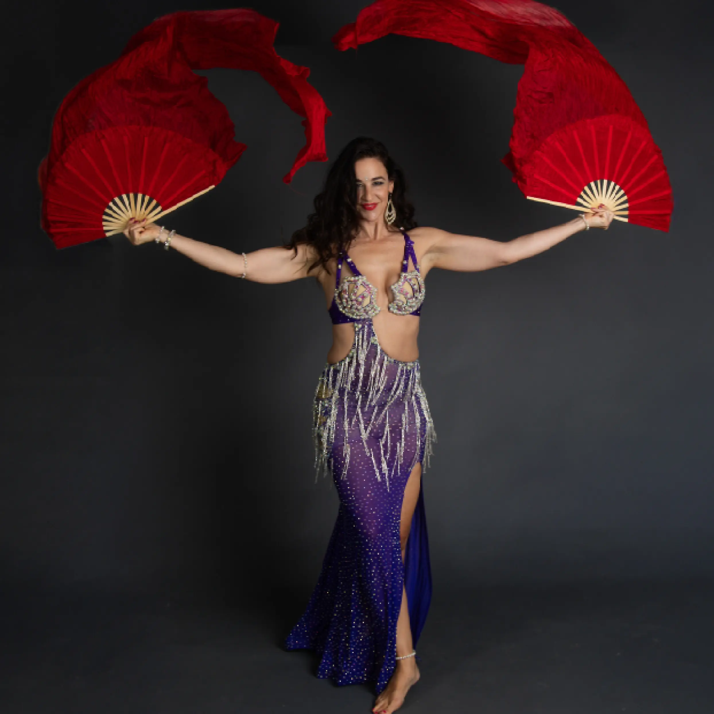 Bauchtanzshow mit Schleierfächer