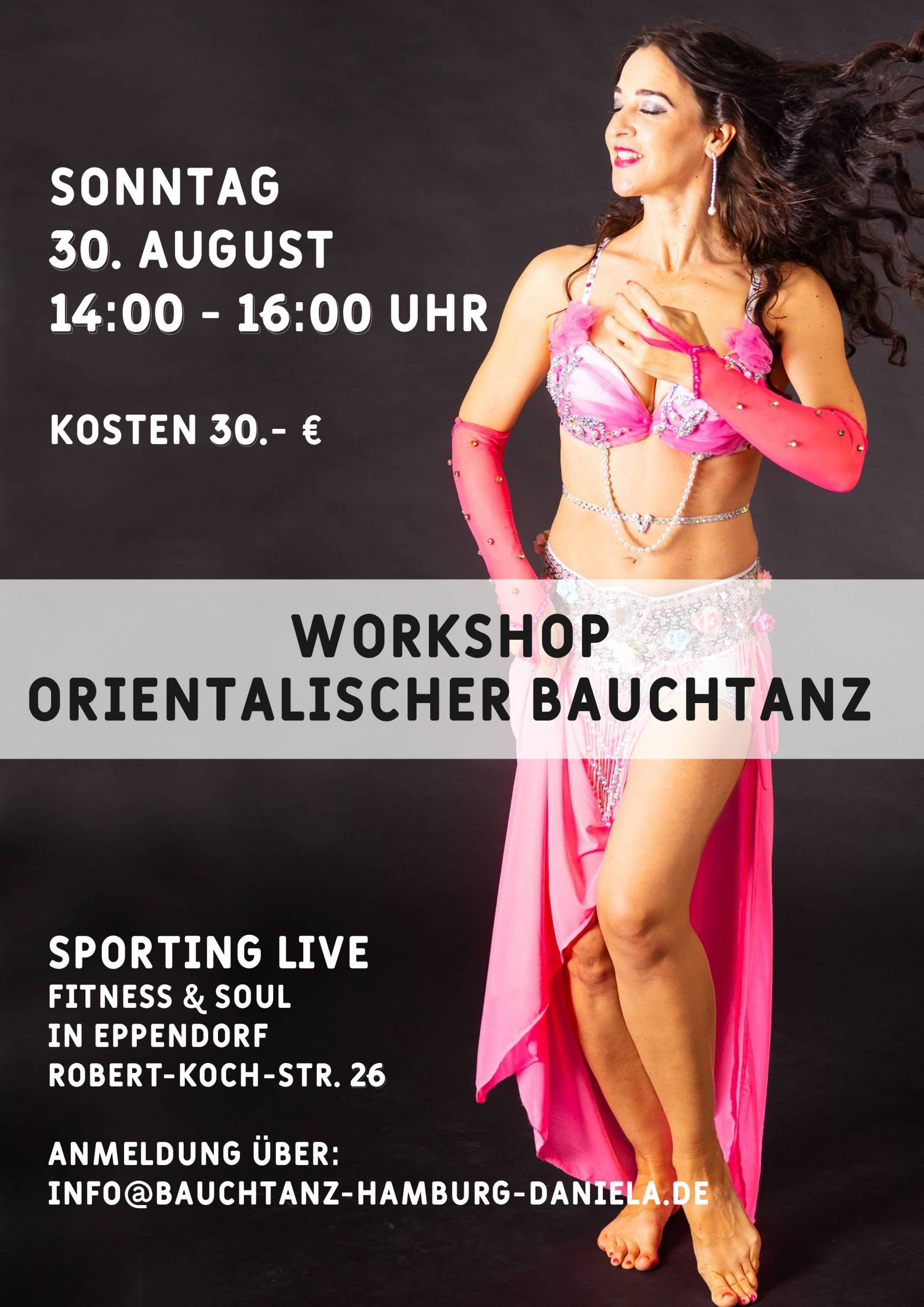 Bauchtanz Workshop Hamburg 30. August 2026